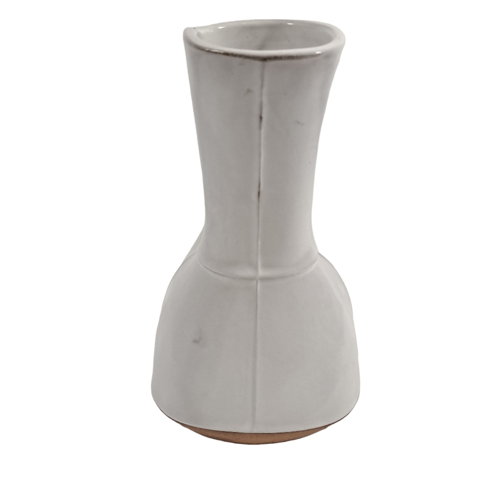 ED Ellen DeGeneres Artisan Bird Water Pitcher Handmade White NOB - Picture 6 of 7